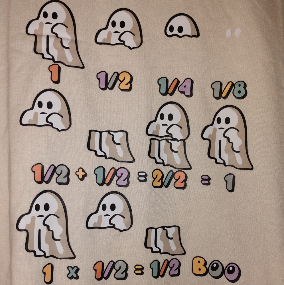 🌟Ghost Costume Sweatshirt LG PTP 24"